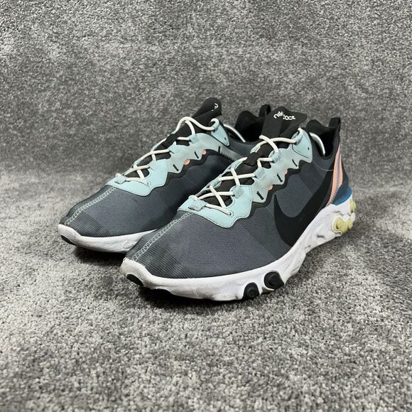 Nike React Element 55 BQ6166-300 Men’s Size 13 Ocean Cube Athletic Running Shoes main image 11